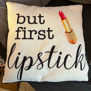 Lipstick Pillow